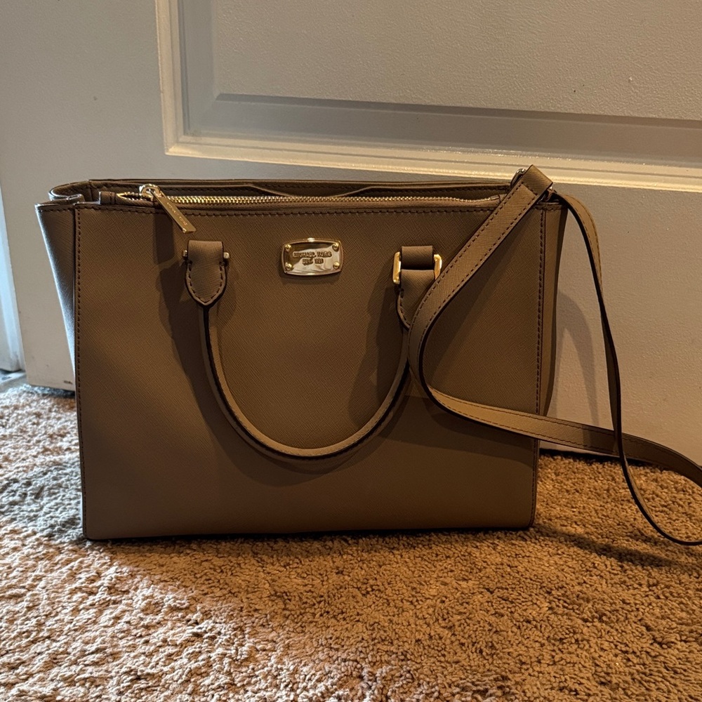 Michael Kors Brown Satchel Bag